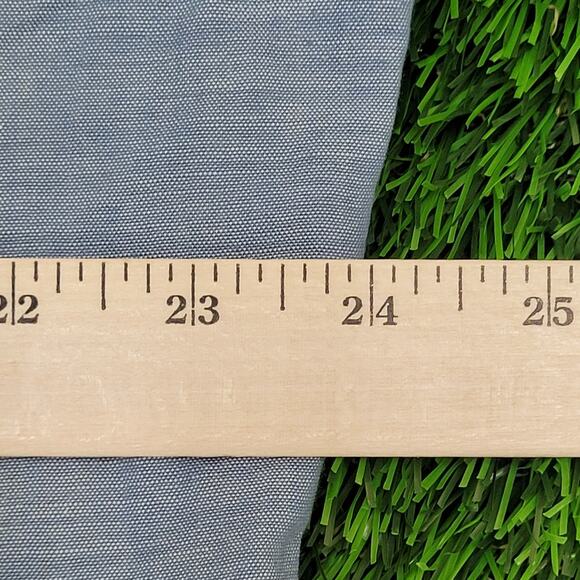 Vintage 70s MOD Pearl-Snap Shirt Large 24x35 Long-Tails - Picture 5 of 10